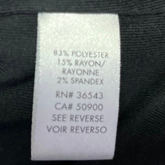 Calvin Klein Women's Black Knit Zip Up Long Sleeve Cardigan Coat Jacket Size XS - Picture 5 of 5